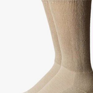 Men's Diabetic Non-Binding Cushion Crew Ultra Dri Socks 2 Pair Pack